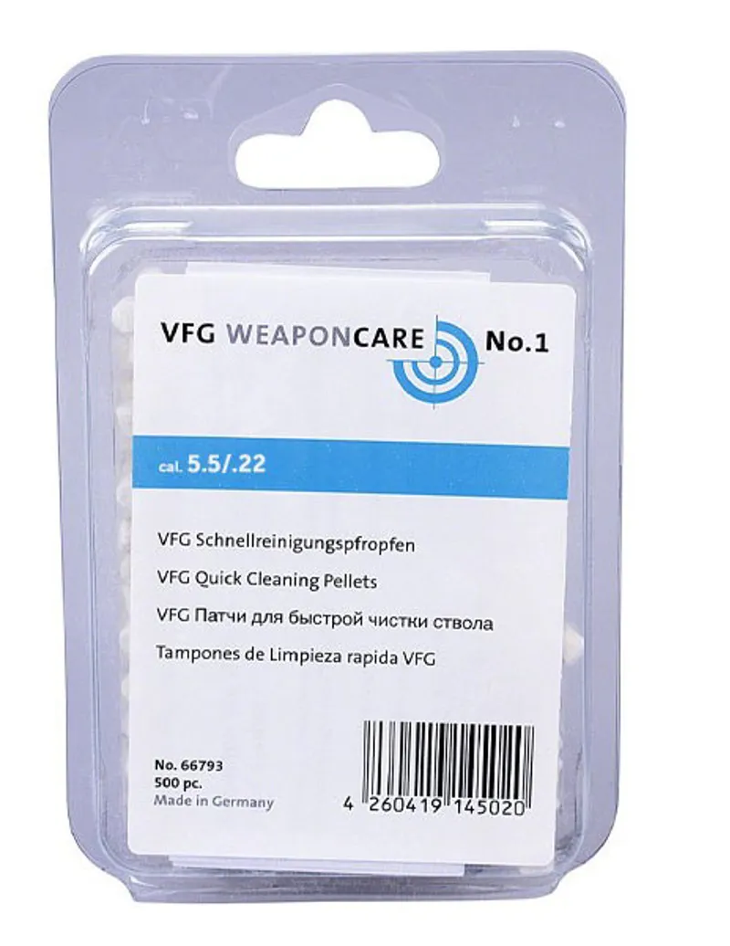 VFG Weaponcare Quick Cleaning Pellets .22
